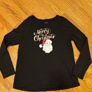 Croft & Barrow Merry Christmas Long Sleeve Tee